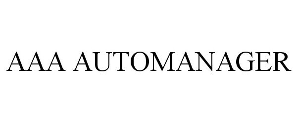  AAA AUTOMANAGER