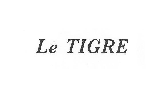 Trademark Logo LE TIGRE