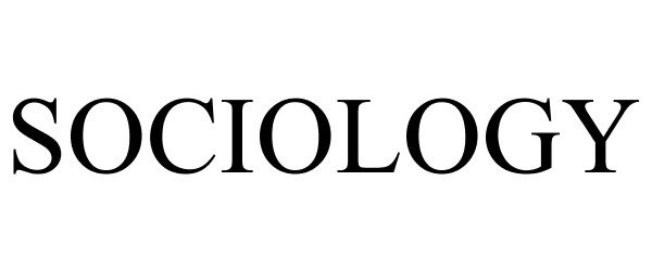 Trademark Logo SOCIOLOGY