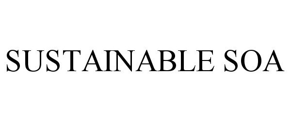 Trademark Logo SUSTAINABLE SOA