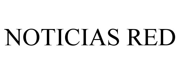 Trademark Logo NOTICIAS RED