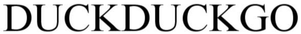 Trademark Logo DUCKDUCKGO