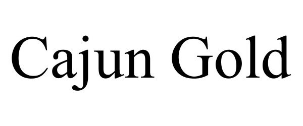 Trademark Logo CAJUN GOLD