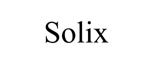 Trademark Logo SOLIX