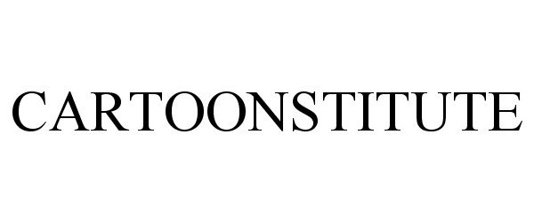 Trademark Logo CARTOONSTITUTE