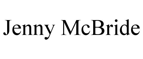 Trademark Logo JENNY MCBRIDE