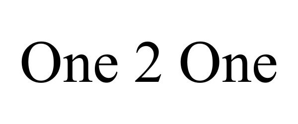 ONE 2 ONE