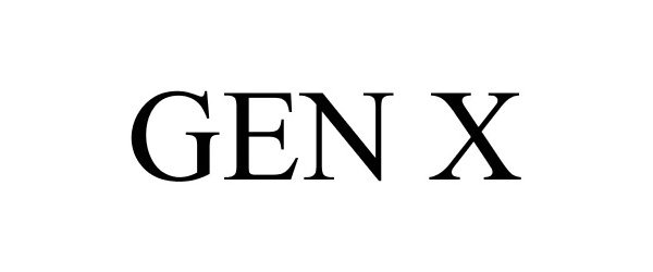 Trademark Logo GEN X