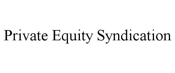  PRIVATE EQUITY SYNDICATION