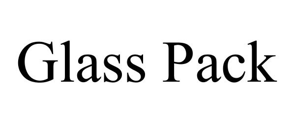 Trademark Logo GLASS PACK