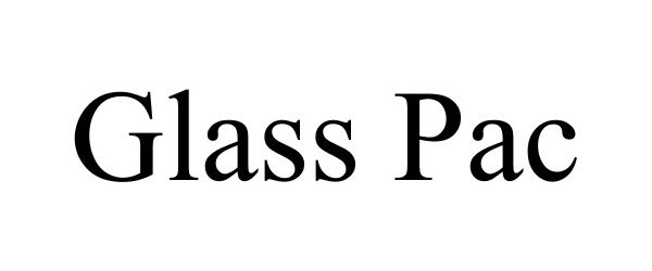 Trademark Logo GLASS PAC