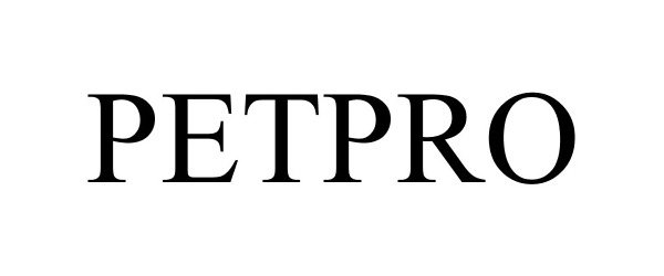 Trademark Logo PETPRO