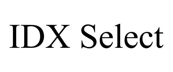 Trademark Logo IDX SELECT