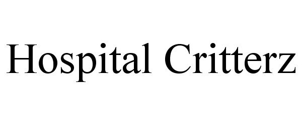 Trademark Logo HOSPITAL CRITTERZ