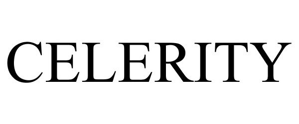 Trademark Logo CELERITY