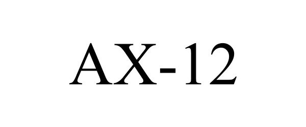 Trademark Logo AX-12