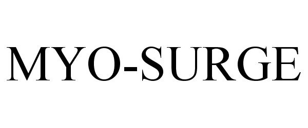 Trademark Logo MYO-SURGE