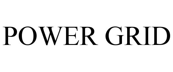 Trademark Logo POWER GRID