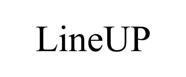 Trademark Logo LINEUP