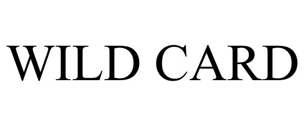 Trademark Logo WILD CARD