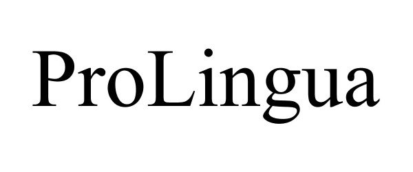 Trademark Logo PROLINGUA