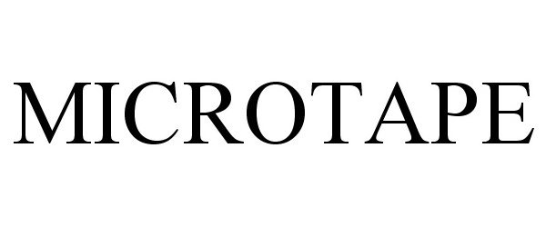 Trademark Logo MICROTAPE