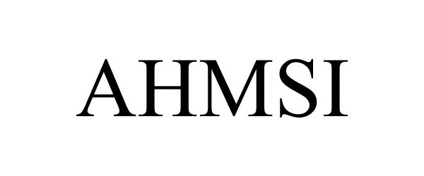 Trademark Logo AHMSI