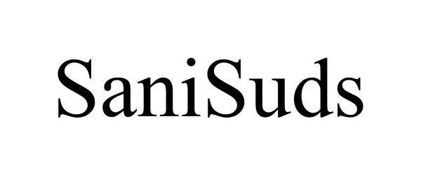 Trademark Logo SANISUDS