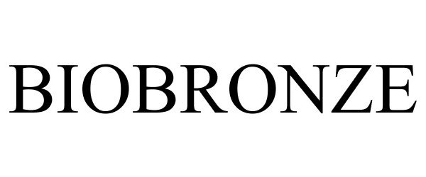 Trademark Logo BIOBRONZE