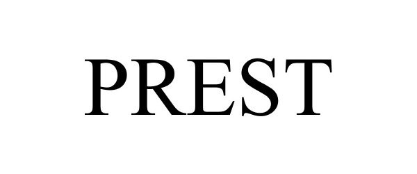 Trademark Logo PREST