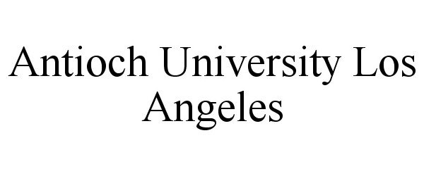  ANTIOCH UNIVERSITY LOS ANGELES