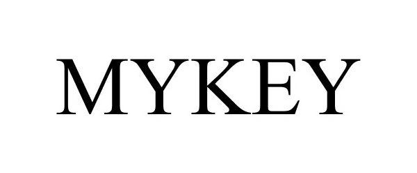 Trademark Logo MYKEY