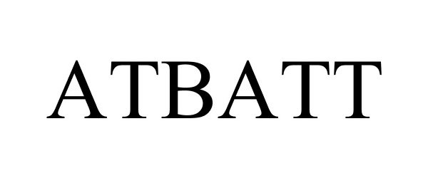 Trademark Logo ATBATT