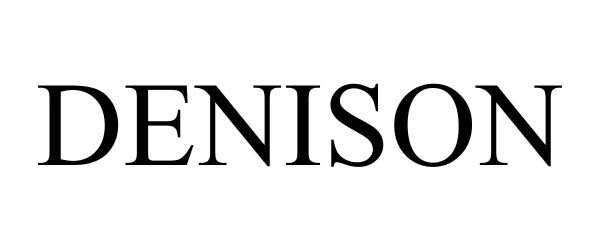 Trademark Logo DENISON