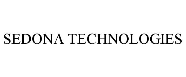 Trademark Logo SEDONA TECHNOLOGIES