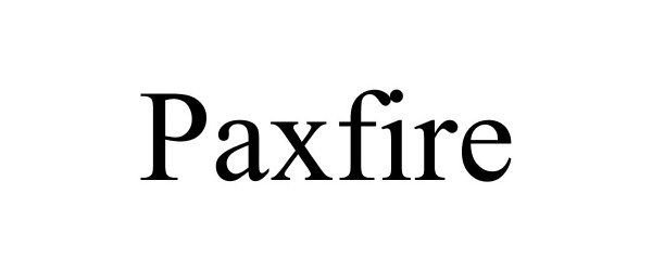 Trademark Logo PAXFIRE