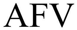Trademark Logo AFV