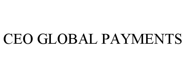  CEO GLOBAL PAYMENTS