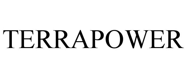 Trademark Logo TERRAPOWER
