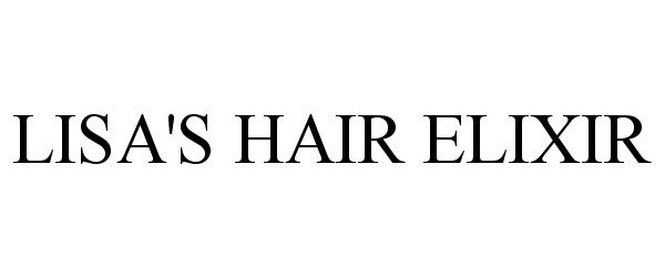 Trademark Logo LISA'S HAIR ELIXIR