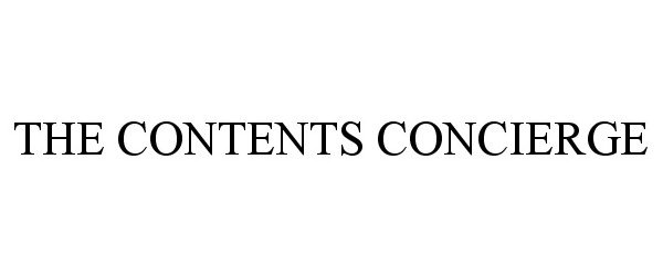 THE CONTENTS CONCIERGE