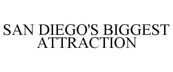  SAN DIEGO'S BIGGEST ATTRACTION