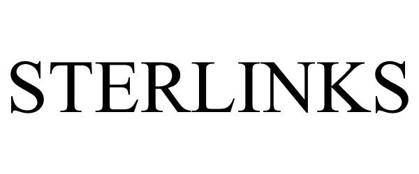 Trademark Logo STERLINKS