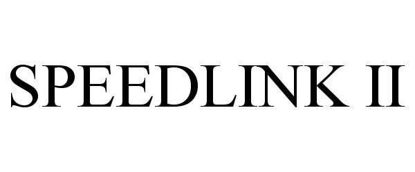 Trademark Logo SPEEDLINK II