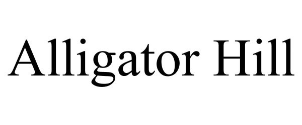 Trademark Logo ALLIGATOR HILL