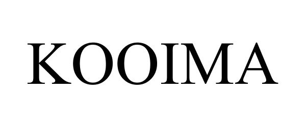 Trademark Logo KOOIMA