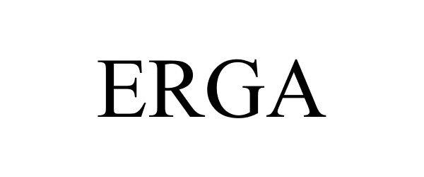 Trademark Logo ERGA
