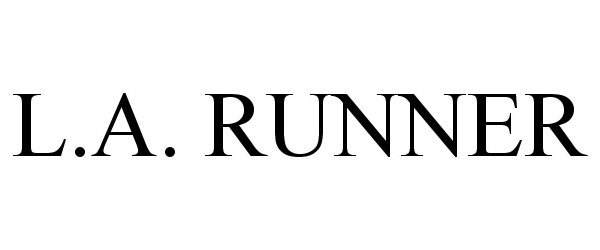 Trademark Logo L.A. RUNNER