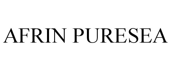 Trademark Logo AFRIN PURESEA
