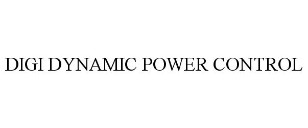  DIGI DYNAMIC POWER CONTROL